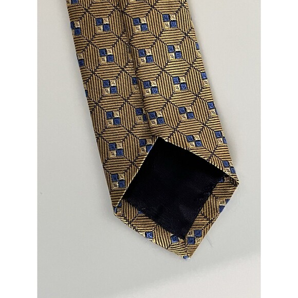 Brooks Brothers 346 Men’s Tie Multi Colored Pure Silk Textured USA 3.5 Wide - Picture 3 of 8